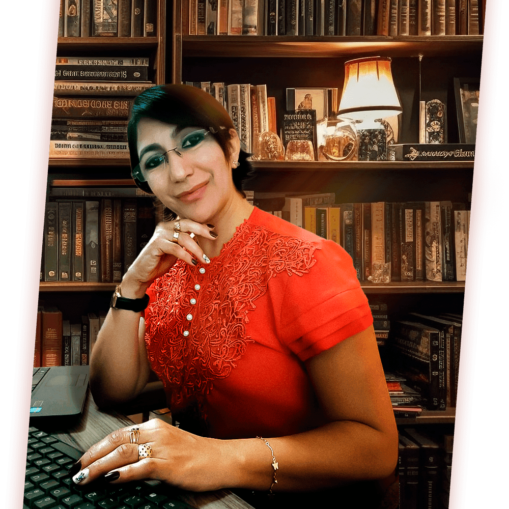 Advogada Maria Joselma Santiago em seu escritório